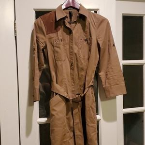 Lauren by Ralph Lauren Green Label safari dress